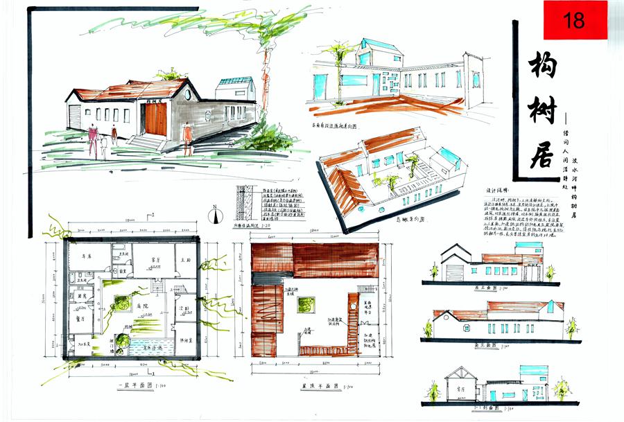 二等獎:泰安市“英豪杯”建筑創(chuàng)意設(shè)計(jì)技能競賽(圖6)